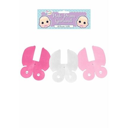 2.6M PINK PRAM GARLAND