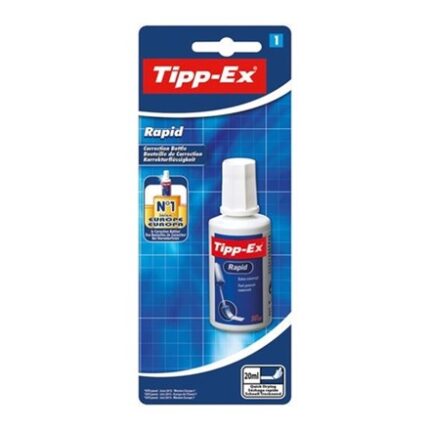 TIPPEX - CORRECTION FLUID BLISTER CARD 20ML