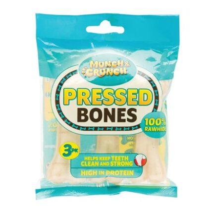 MUNCH & CRUNCH - PRESSED BONES 3PACK